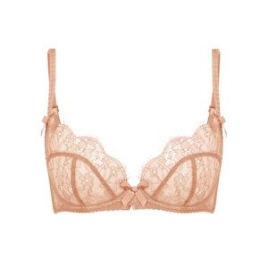 NWT Agent Provocateur Lorna Lace Bra Praline